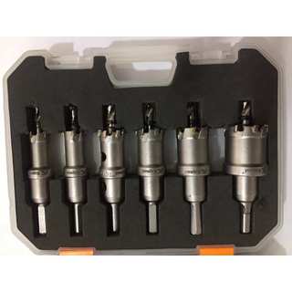 Bộ 6 mũi khoét sắt, Inox Kapusi bao gồm 16 -18 - 20 - 22 - 25 - 30  K-3692