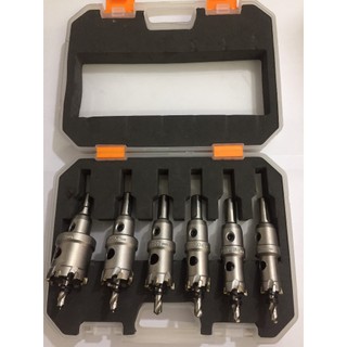 Bộ 6 mũi khoét sắt, Inox Kapusi bao gồm 16 -18 - 20 - 22 - 25 - 30  K-3692