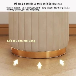 Panda Ghế trang điểm Ghế Đôn Bàn Trang Điểm hộp lưu trữ đa năng rẻ bền đẹp