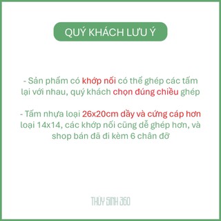 Tấm Nhựa Lót Đáy Bể Lọc - Bể Thủy Sinh - Tạo Độ Thông Thoáng