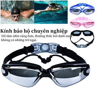 [Tặng hộp]Kính bơi tráng gương-Kính bơi người lớn trẻ em cao cấp chống nước an toàn cho bé bảo vệmắt