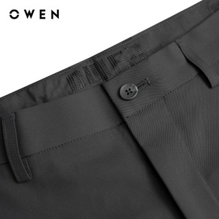 Owen - Quần tây S-Form QG252459 màu Xám đậm chất liệu Conjugated polyester