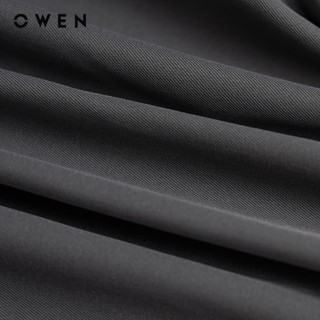 Owen - Quần tây S-Form QG252459 màu Xám đậm chất liệu Conjugated polyester