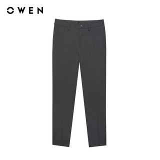 Owen - Quần tây S-Form QG252459 màu Xám đậm chất liệu Conjugated polyester