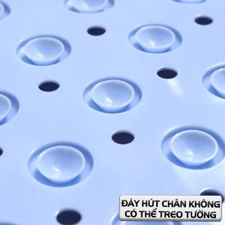THẢM NHÀ TẮM CHỐNG TRƯỢT MASSAGE CHÀ CHÂN SILICONE | HÚT CHÂN KHÔNG, THOÁT NƯỚC NHANH, CHỐNG TRƠN