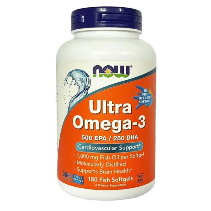 Omega 3 | Dầu Cá Omega 3 Now Vitamin Bổ Mắt Sáng Mắt Hàng Mỹ