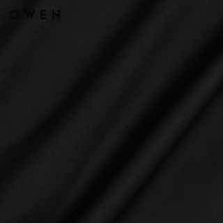 Owen - Áo sơ mi dài tay đen R Regular Fit AR240304DT màu Đen chất liệu Nano