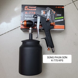 Súng phun sơn K77S KAPUSI Nhật Bản bình dưới 1000CC, thép cao cấp chống gỉ sét. Bh 12 tháng. Kouritsu Official Store