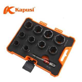Bộ tuýp tháo ốc hư 11 chi tiết KAPUSI Nhật Bản, thép chống gỉ, chịu lực tốt. Bh 12 tháng Kouritsu Official Store