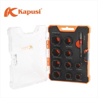 Bộ tuýp tháo ốc hư 11 chi tiết KAPUSI Nhật Bản, thép chống gỉ, chịu lực tốt. Bh 12 tháng Kouritsu Official Store