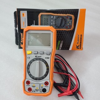 Đồng hồ điện tử vạn năng caocấp KAPUSI Japan K-9182, màn LED đo điện AC, DC, NCV test, Bh12thángKouritsu Official Store