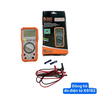 Đồng hồ điện tử vạn năng caocấp KAPUSI Japan K-9182, màn LED đo điện AC, DC, NCV test, Bh12thángKouritsu Official Store
