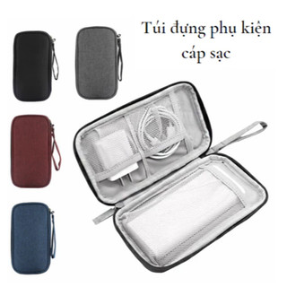 Túi tiện ích đựng dây sạc, củ sạc, pin dự phòng – nhỏ gọn, chống rối, dễ mang theo