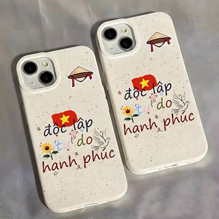 Ốp Lưng iPhone Mềm Thân Thiện Việt Nam Độc Lập Tự Do cho iPhone 7/8/X/XS/11/12/13/14/15/16/17/Plus/Pro/Max/Air