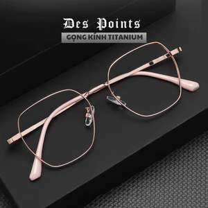 Gọng kính đa giác nữ DESPOINTS EYEWEAR Titanium thanh mảnh nhẹ nhàng kiểu dáng thời trang