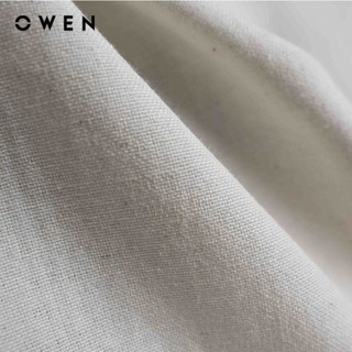 Owen - Quần tây Relax Fit QE252411 màu Be chất liệu Linentex