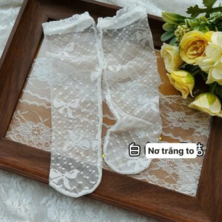 Tất Ren Cổ Ngắn ChoiChuu Cho Bé Gái Thiết Kế Viền Nhẹ, Ren Hoa Nơ Phôi Cùng Váy Xinh Như Công Chúa