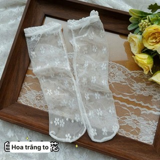 Tất Ren Cổ Ngắn ChoiChuu Cho Bé Gái Thiết Kế Viền Nhẹ, Ren Hoa Nơ Phôi Cùng Váy Xinh Như Công Chúa