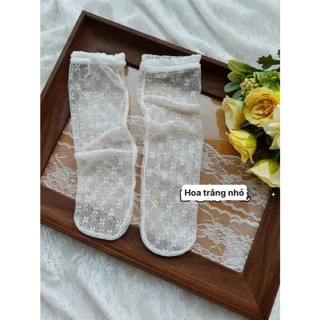 Tất Ren Cổ Ngắn ChoiChuu Cho Bé Gái Thiết Kế Viền Nhẹ, Ren Hoa Nơ Phôi Cùng Váy Xinh Như Công Chúa