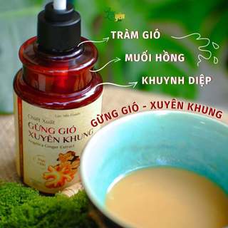 Chiết Xuất Gừng Gió Xuyên Khung Lạc Yên Foods, Cốt Gừng Không Bả Giúp Mẹ Bỉm Giữ Ấm