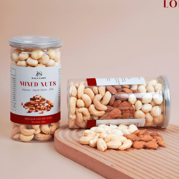 500g Mix Hạt Dinh Dưỡng 3 Loại DALA, Macca - Điều - Hạnh Nhân, Ăn Vặt Healthy, Không Đường – 3