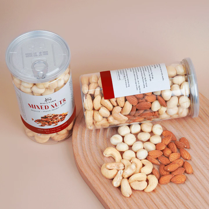 500g Mix Hạt Dinh Dưỡng 3 Loại DALA, Macca - Điều - Hạnh Nhân, Ăn Vặt Healthy, Không Đường – 2