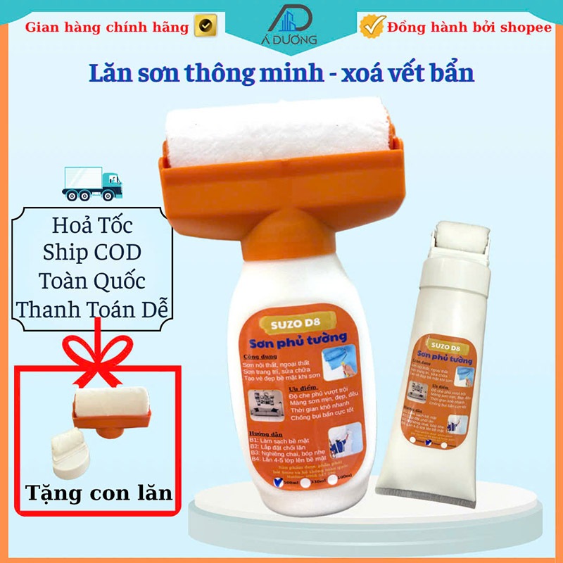 Con Lăn Sơn Suzo D8 - Hình ảnh thực tế
