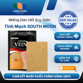 Miếng Dán Giảm Suy Giãn Tĩnh Mạch SOUTH MOON Giúp Giảm Suy Giãn Tĩnh Mạch Lưu Thông Mạch Máu Dưới Da