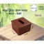 Hộp đựng giấy rút, hộp đựng giấy ăn nhựa nhà hàng giá rẻ, nhựa bền giả gỗ nhỏ quán ăn 049 065