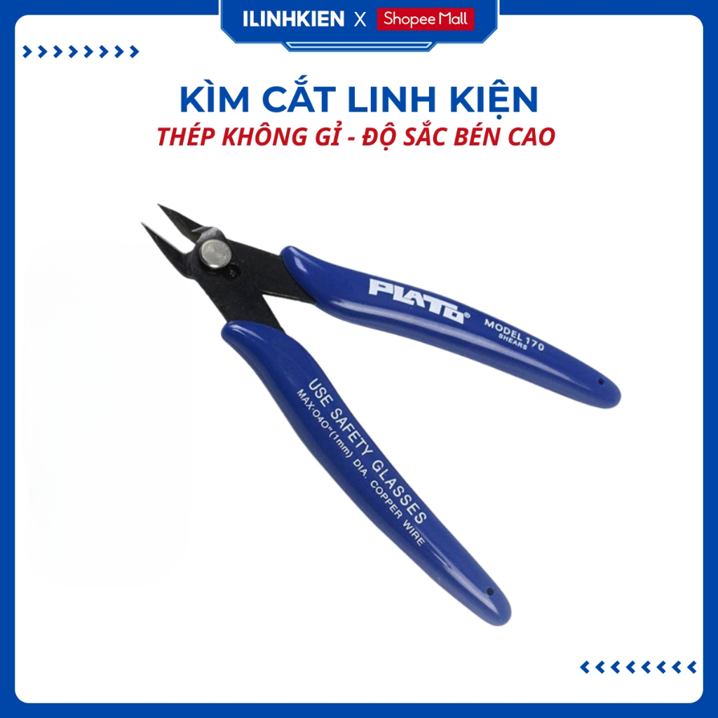 Kìm cắt linh kiện 125mm chất lượng cao ilinhkien