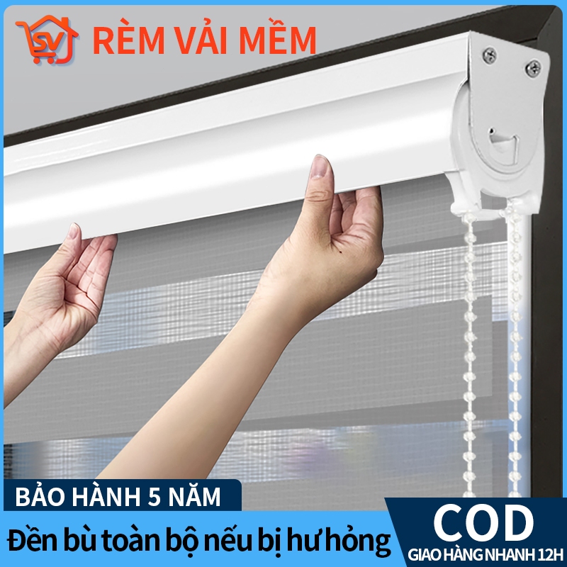 Rèm cuộn kép có chiều dài Rèm che ánh tối cửa sổ được sử dụng để trang ...