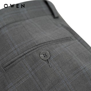 Owen - Quần tây Slim Fit QS252429 màu Xám nhạt chất liệu TR Spandex