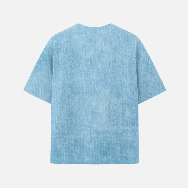 Áo Thun BOO Unisex Cotton Overfit Vải Wash In Logo Made In The Streets EST 03 Chất Liệu Thoáng Mát