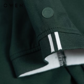 Owen - Áo polo Body Fit APV243786 màu Xanh đậm chất liệu CVC Spandex