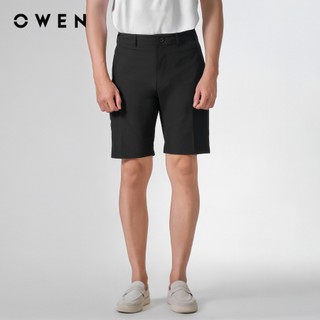 Owen - Quần short Sport Life SS252402 màu Đen chất liệu Polyspun spandex