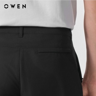 Owen - Quần short Sport Life SS252402 màu Đen chất liệu Polyspun spandex