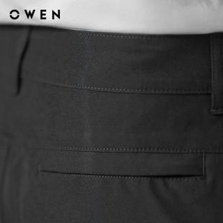 Owen - Quần short Sport Life SS252402 màu Đen chất liệu Polyspun spandex