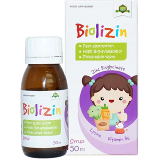 Siro BIOLIZIN Bổ Sung Kẽm Hỗ Trợ Trẻ Ăn Ngon Miệng, Phát Triển Thể Chất, Tăng Sức Đề Kháng Lọ 50ml Bibomart