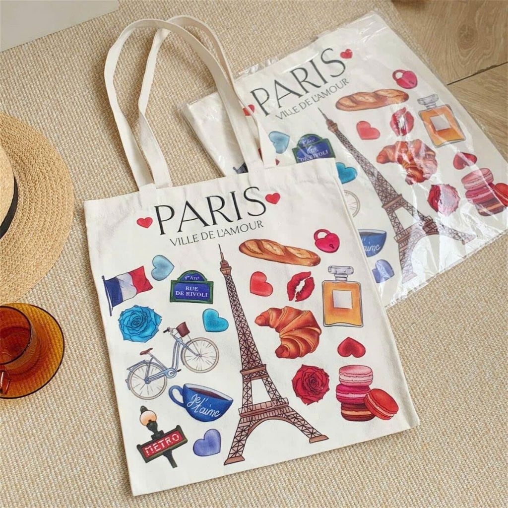 (BomoHouse) Túi tote vải Andy&Co* (42*37cm)