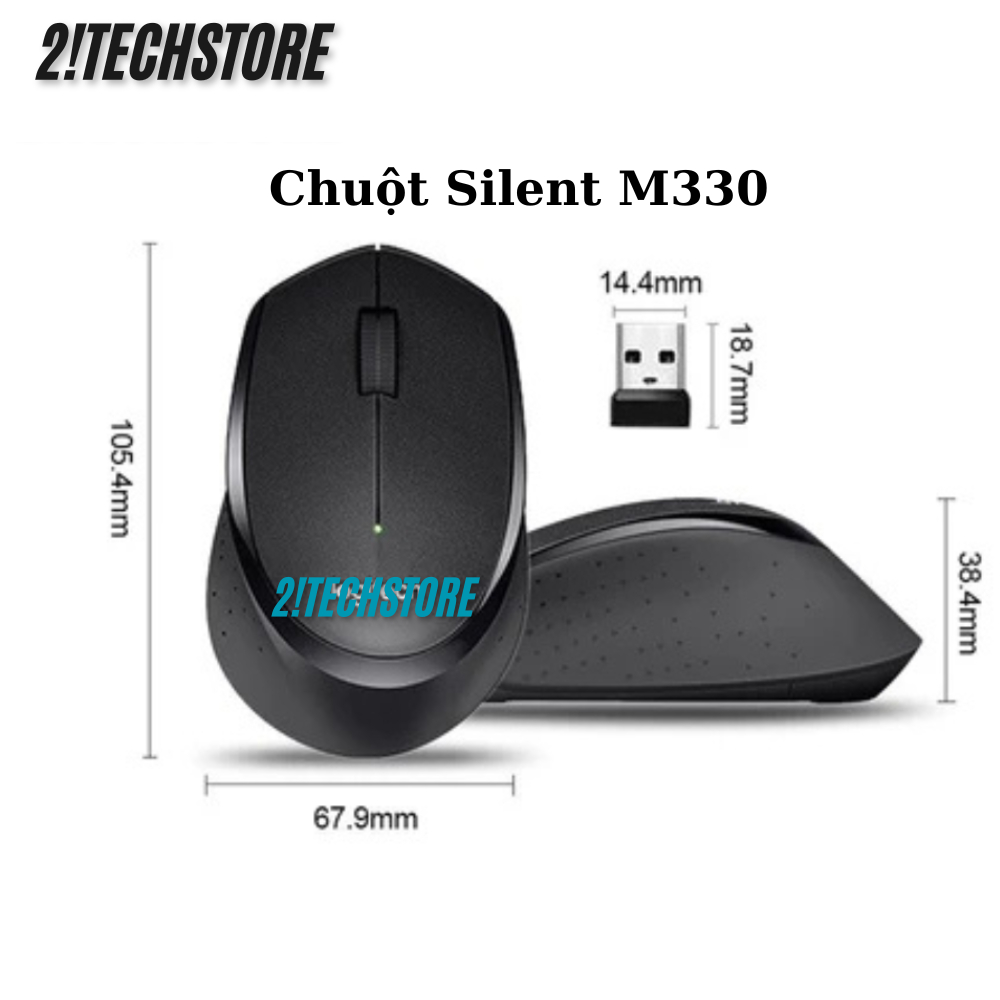 Chuột Không Dây Logitech M330 Silent Plus(OEM)– Chuột Văn Phòng Giá Rẻ ...