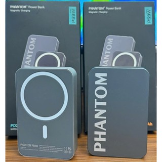 Cục sạc DP không dây PHANTOM P59W 10000mAh TypeC PD 20W, Sạc Từ 15W, Có 3C, Vỏ Kim loại nguyên khối