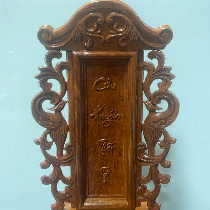 Bài Vị Cửu Huyền Thất Tổ Gỗ Hương.