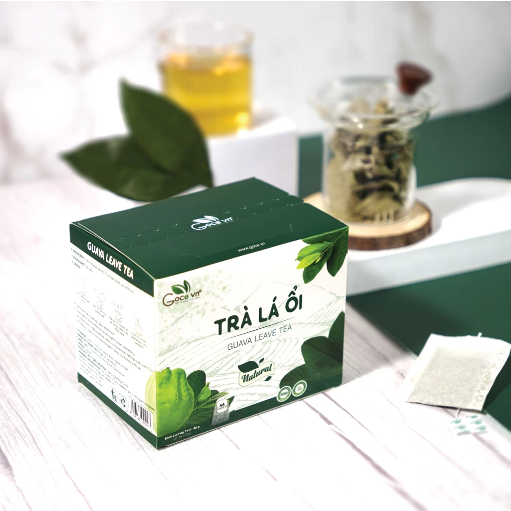 Trà lá ổi túi lọc Goce - Tan mỡ giảm cân, ngừa tiểu đường