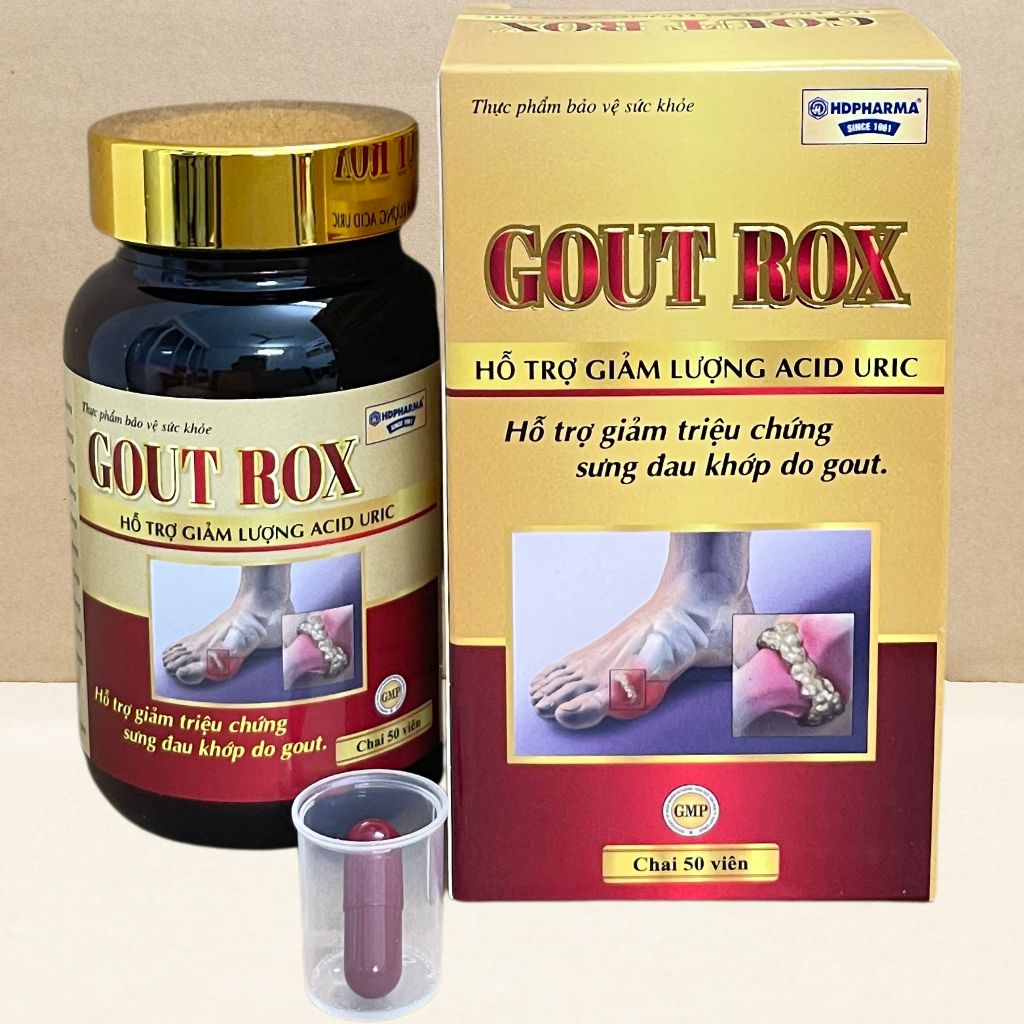 Combo 2 Hộp Gout Rox - Rostex - Hải Dương - Vitamin Chữa Lành