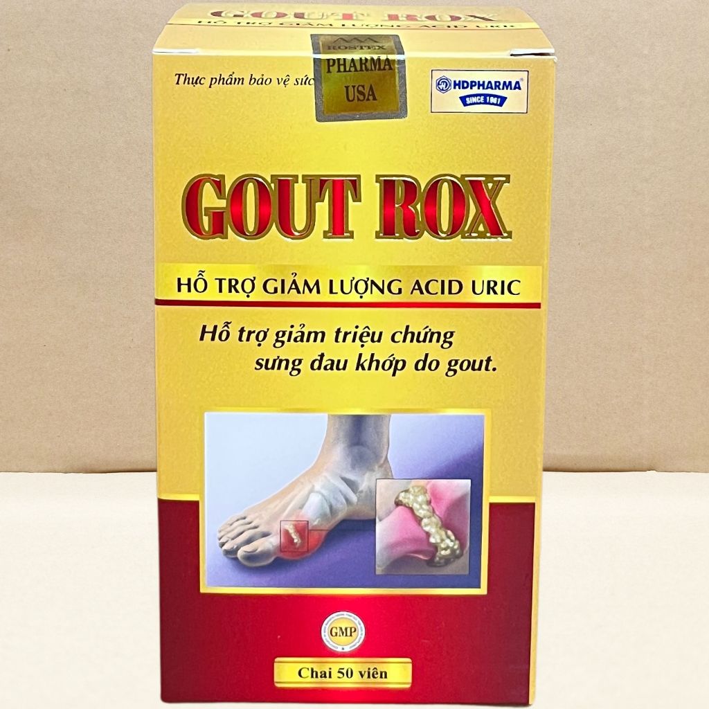 Combo 2 Hộp Gout Rox - Rostex - Hải Dương - Vitamin Chữa Lành