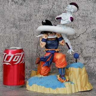 Mô Hình Dragon Ball GK - Cảnh Goku Cắn Đuôi Frieza Trên Hành Tinh Namek 25CM- Giao Hàng Từ Hà Nội