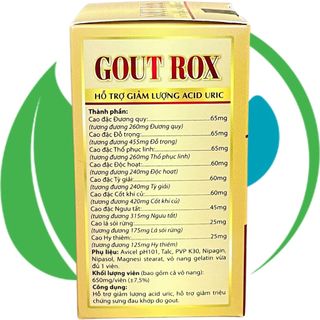 Gout Rox - Rostex - Hải Dương - Vitamin Phục Hồi
