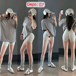 Quần Short Đùi Tập Gym Cạp Cao Lưng V Có Chun Bản Nâng Cấp 10%Elsaten Gepo GP129