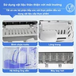 (SIÊU TỐC) Máy làm đá viên Hicon siêu tốc 6 phút cho gia đình, Tủ Lạnh mini làm đá, máy làm đá tức thì — ảnh 6