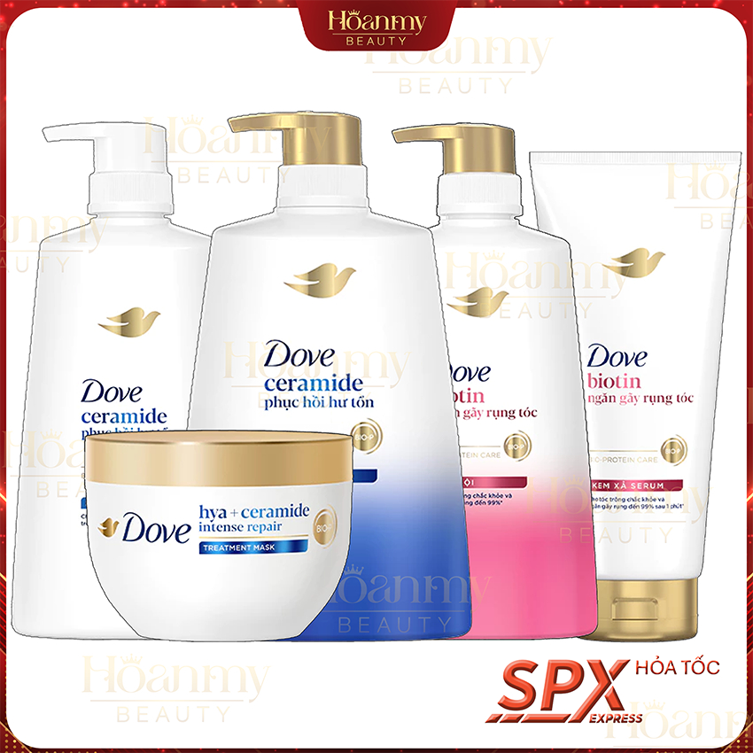 Dầu gội Dove Phục hồi hư tổn | Ngăn gãy rụng tóc 640g, 880g